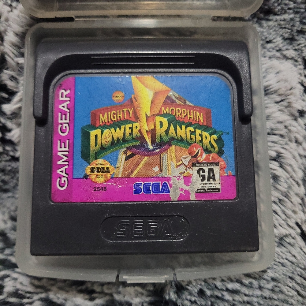 Sega game gear power rangers